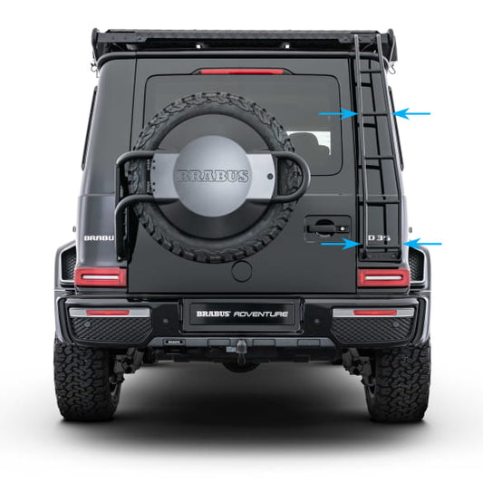 Portaequipaje de techo BRABUS con escalera trasera – Clase G W463A